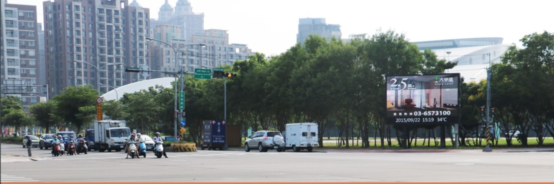 竹北市莊經南路/光明六路LED電視牆-0-
